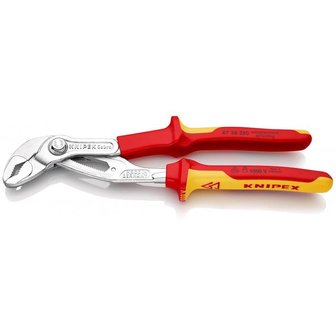 KNIPEX Cobra&reg; VDE Hightech waterpomptang, ge&iuml;soleerd 250mm