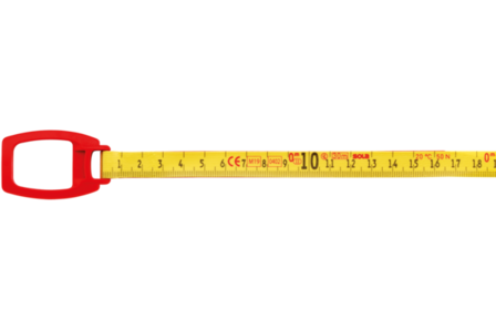 SOLA Landmeter met glasvezelband 30.mtr.