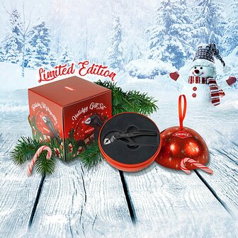 KNIPEX Cobra&reg; XS waterpomptang verpakt in kerstbal
