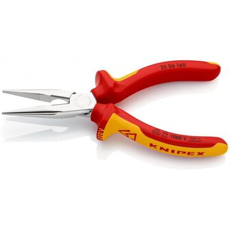 KNIPEX VDE platspitze tang 160mm