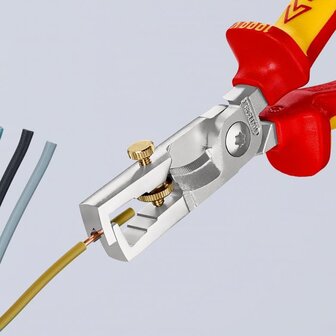 KNIPEX StriX VDE afstriptang met kabelschaar 180mm