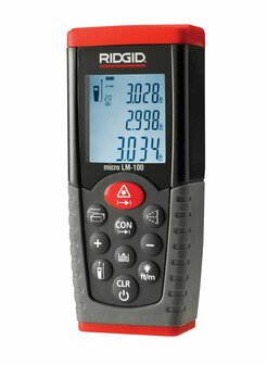 Ridgid microLM100 LASERAFSTANDSMETER