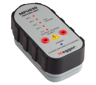 Megger MPU690 Testeenheid voor tweepolige spanningstesters