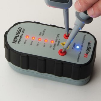 Megger MPU690 Testeenheid voor tweepolige spanningstesters