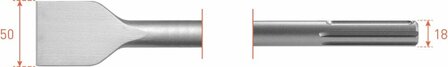 SDS-max spadebeitel 50x360 mm