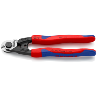 Knipex staaldraadschaar gesmeed 190mm