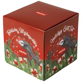 KNIPEX Cobra&reg; XS waterpomptang verpakt in kerstbal