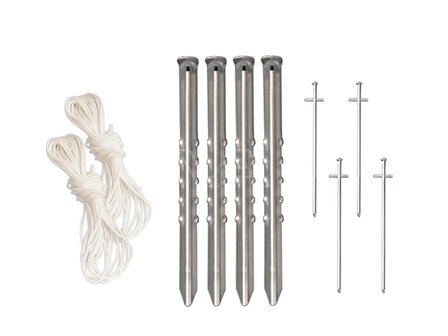Haring- en scheerlijnen set t.b.v. lasparasol