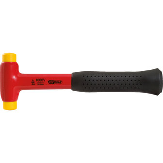 Ks tools Kunststofhamer met veiligheidsisolatie, kop &Oslash; 25 mm