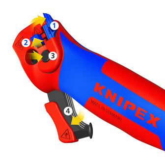 Knipex ontmantelingsmes Met glijschoen