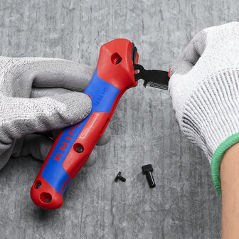 Knipex ontmantelingsmes Met glijschoen