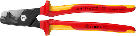 Knipex kabelschaar StepCut&reg; XL
