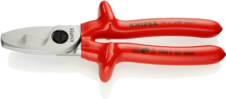 Knipex kabelschaar 200mm dompel ge&iuml;soleerd