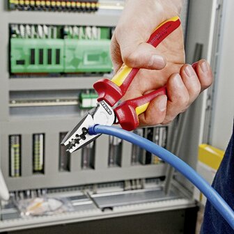 Knipex VDE adereindhulstang 0,25-16,0 mm&sup2; 