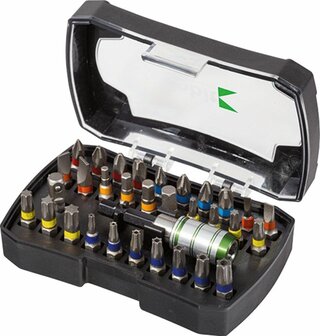 Cobit Bitset + bithouder 32-delig allrounder met kleurring bits