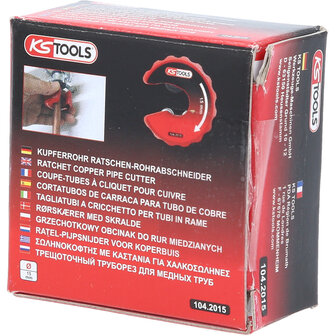 KS tools Ratelpijpsnijder voor koperbuis, 15mm