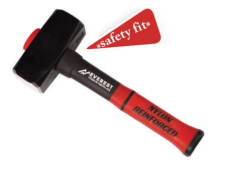 Moker - Vuisthamer EVEREST 2000 gram met fiberglassteel 30 cm