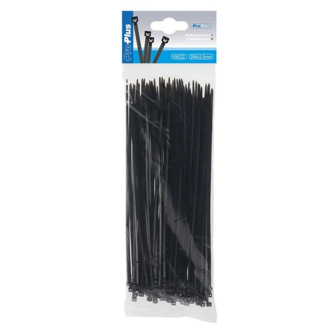 Kabelbinders 200x2,5mm 100 stuks zwart