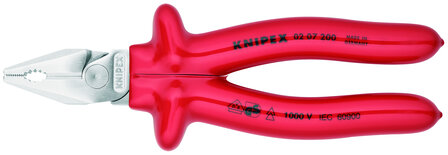 Knipex VDE Kracht-Kombitang gedompeld 200 mm 