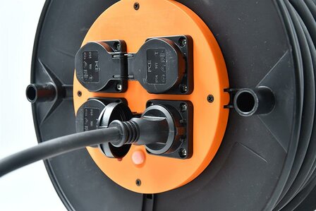 Connectr Kabelhaspel EXPERT PRO - 50m - H07RN-F - 3 G 1,5 mm&sup2;