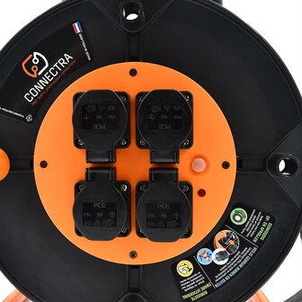 Connectr Kabelhaspel EXPERT PRO - 50m - H07RN-F - 3 G 1,5 mm&sup2;