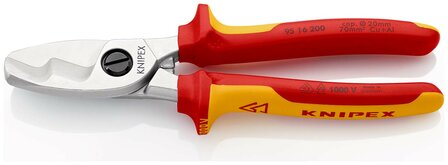 KNIPEX VDE Dubbele snijkanten kabelschaar 200mm