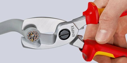 KNIPEX VDE Dubbele snijkanten kabelschaar 200mm
