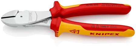 Knipex VDE Kracht-zijsnijtang 200mm