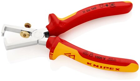 KNIPEX VDE striptang 160mm