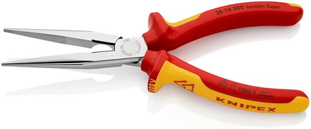 KNIPEX VDE platspitsetang 200mm