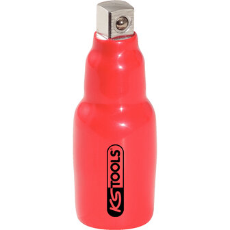 KS tools Verloopadapter met veiligheidsisolatie, 1/2&quot; F x 3/8&quot; M