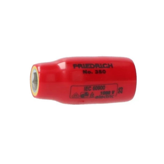 Friedrich 1/2&quot; Zeskantdop 350 1000V kort 8mm