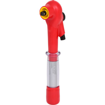 KS tools 3/8&quot; momentsleutel met veiligheidsisolatie en omschakelbare ratelkop, 5-25 Nm