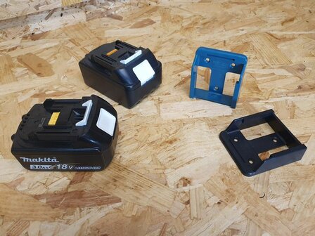 StealthMounts BM-MK18-6 Accuhouder voor Makita 18V LXT - Zwart- 6-pack