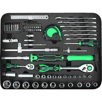 Ks tools COMPETITION 1/4&quot; + 1/2&quot; Universele-Gereedschapset, 147-dlg