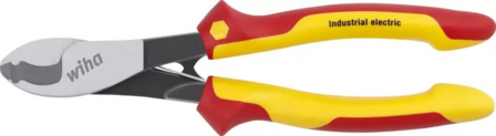 Wiha Kabelknipper 210mm Industrial electric  met in- en uitschakelbare openingsveer