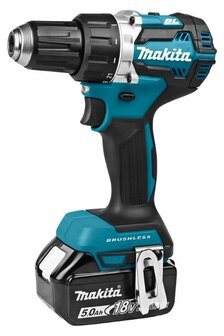 Makita DDF484RTJ 18V Li-ion accu boor-/schroefmachine set (2x5.0Ah) in Mbox