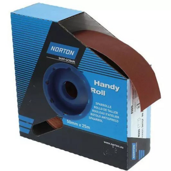 Norton Saint Gobain R222 - Schuurrol in dispenser K40 (50mm x 25mtr.)