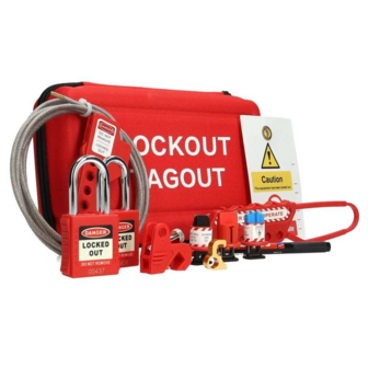 Lock out servicemonteur set in etui