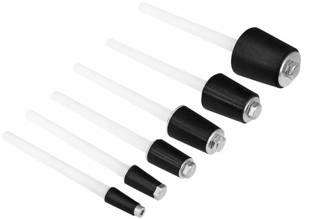 Afsluitkaars set 1/2&quot; -  2&quot;  conisch