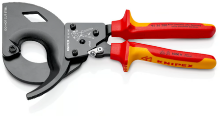 KNIPEX VDE ratelkabelschaar 280mm (&Oslash; 52 mm) 380 mm&sup2;