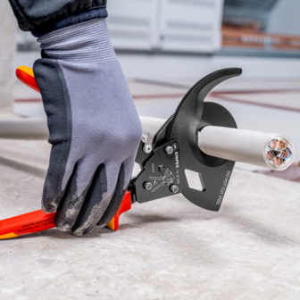 KNIPEX VDE ratelkabelschaar 280mm (&Oslash; 52 mm) 380 mm&sup2;