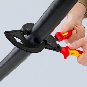 KNIPEX VDE ratelkabelschaar 320mm (&Oslash; 60 mm)  600 mm&sup2;