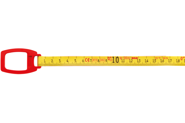SOLA Landmeter met glasvezelband 30.mtr.