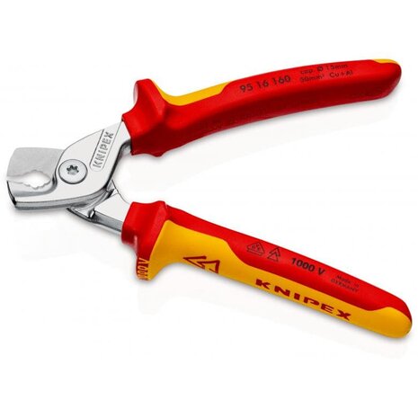  KNIPEX StepCut VDE , Kabelschaar met getrapte snijrand