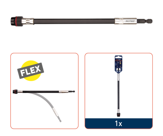 Rotec twin bithouder , snelspan , flexibel