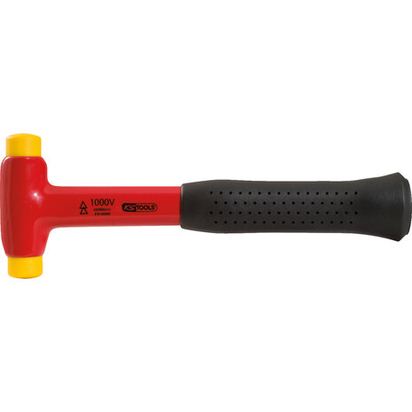 Ks tools Kunststofhamer met veiligheidsisolatie, kop Ø 25 mm