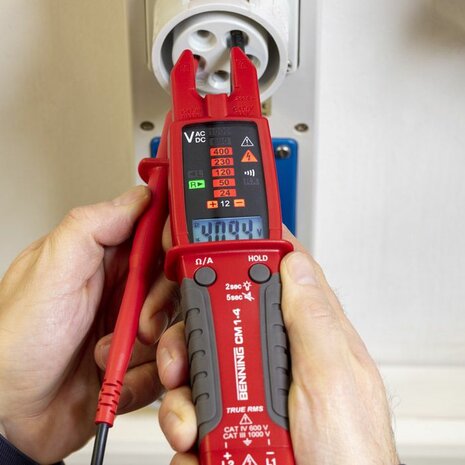 BENNING CM 1-4 Open Stroomtang-Multimeter TRUE RMS