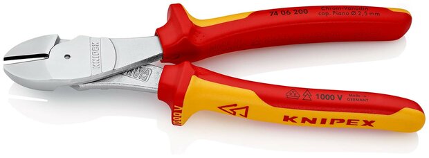 Knipex VDE Kracht-zijsnijtang 200mm