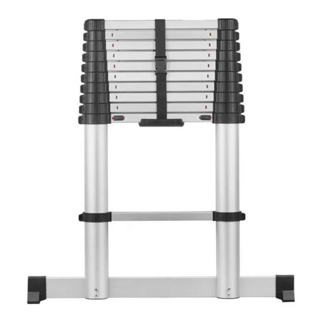 Facas Smart Safe Pro Telescoopladder met 11 treden, Lengte  3,24m